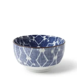 MIYA Company Aizome Hishi 5" Soup Bowl Clearance