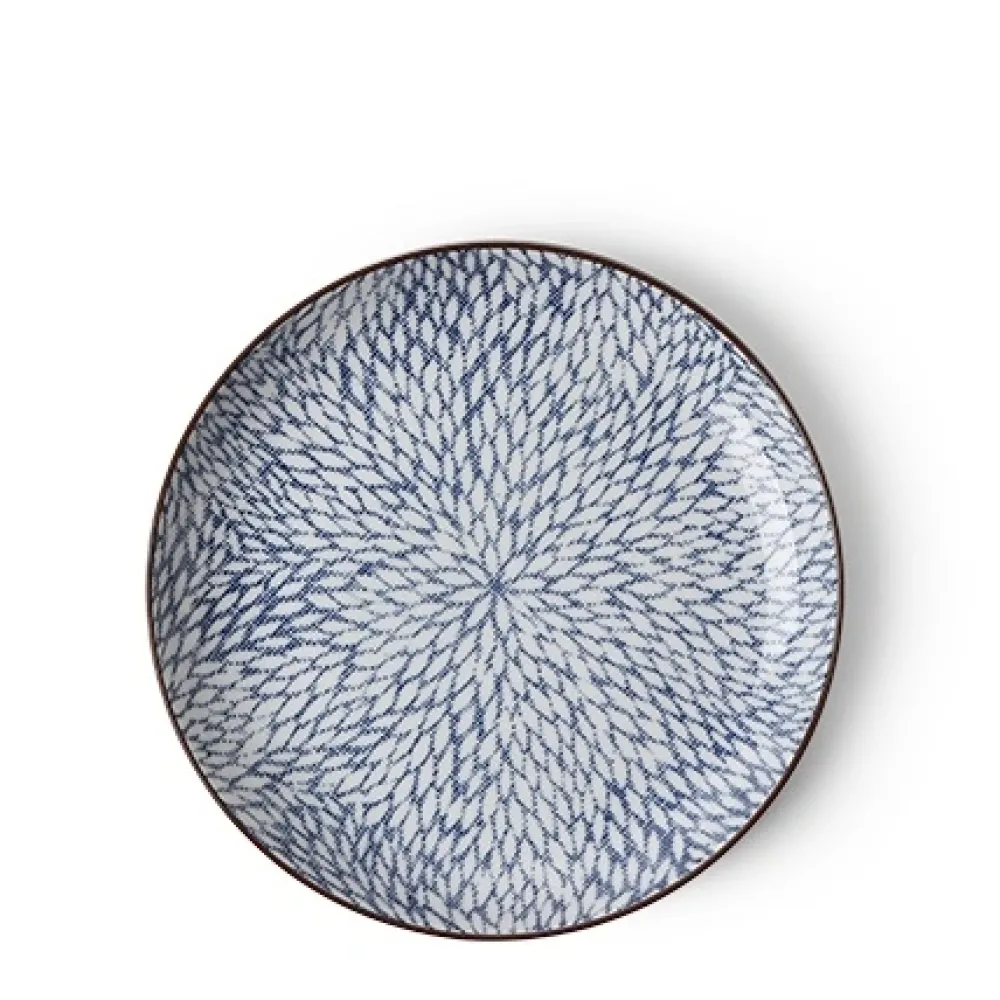 MIYA Company Aizome Mums 7" Plate Sale