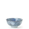 MIYA Company Aizome Shima 4.5" Rice Bowl
