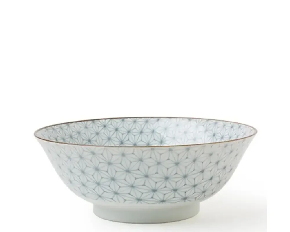 MIYA Company Asanoha Colors 7.25" Bowl - Gray New