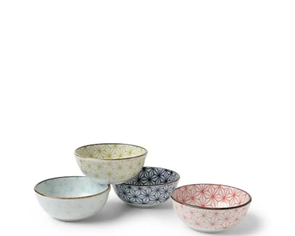MIYA Company Asanoha 3 Oz. Sauce Bowl Set Discount
