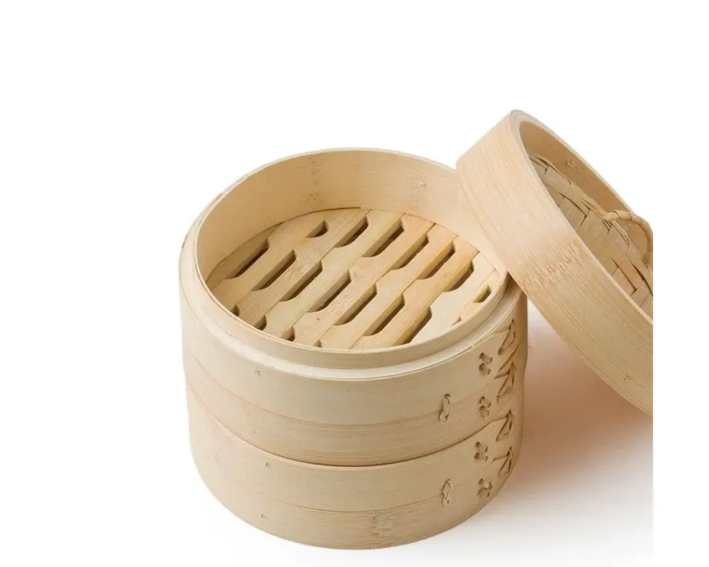 MIYA Company Bamboo Steamer Set 6" Best