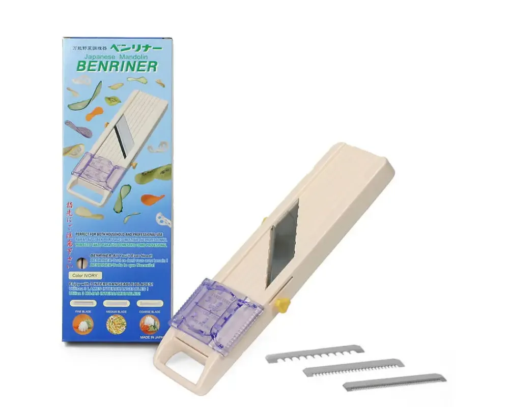 MIYA Company Benriner Mandoline Vegetable Slicer - Ivory Sale