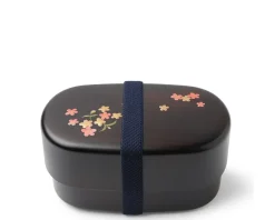 MIYA Company Bento Set Woodgrain Sakura Blossom Online