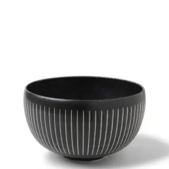 MIYA Company Black Cosmos Horsetails Bowl 6-1/4" Discount