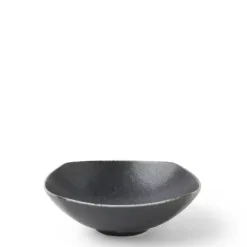 MIYA Company Black Cosmos Shiho Sauce Dish Outlet