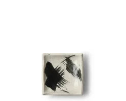 MIYA Company Black & White Brush Sauce Dish Sale