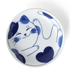 MIYA Company Blue Cats 7.75" Bowl Clearance