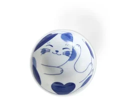 MIYA Company Blue Cats Rice Bowl