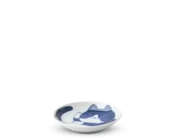 MIYA Company Blue Cats 3.75" Sauce Dish Discount