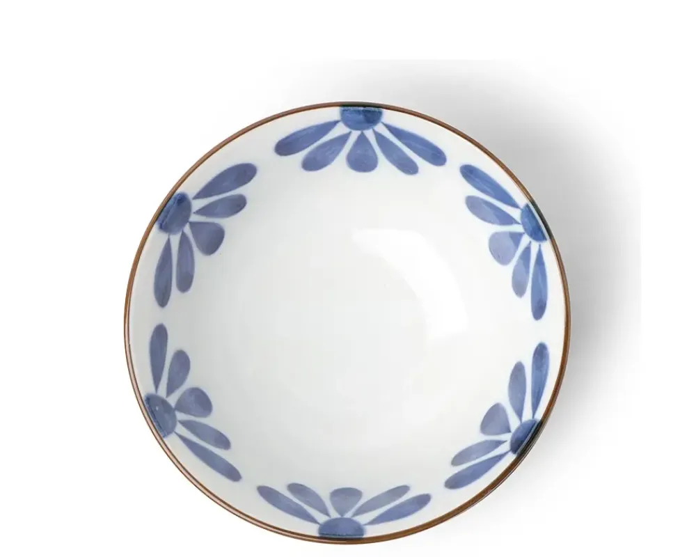 MIYA Company Blue Flower 5.75" Bowl Discount