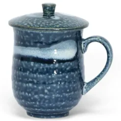 MIYA Company Blue Irabo Mug With Lid Outlet