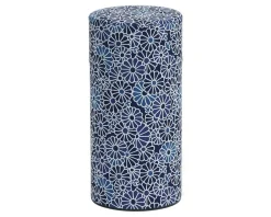 MIYA Company Blue Mums Tea Canister