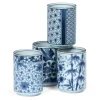 MIYA Company Blue Patterns 8 Oz. Teacup Set New