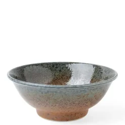 MIYA Company Blue Sand Crackle Bowl 8-1/2" Outlet