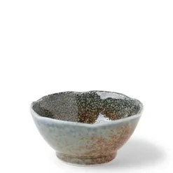 MIYA Company Blue Sand Crackle Sauce Bowl 3-1/2" New