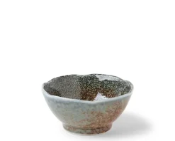 MIYA Company Blue Sand Crackle Sauce Bowl 3-1/2" New