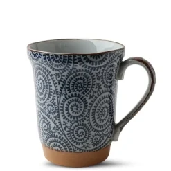 MIYA Company Blue Vintage Karakusa 14 Oz. Mug Sale