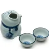 MIYA Company Blue & White Cat Sake Set Clearance