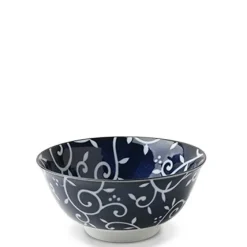 MIYA Company Blue & White Karakusa 5.75" Bowl Online