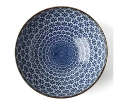 MIYA Company Blue & White Snowflake 8.25