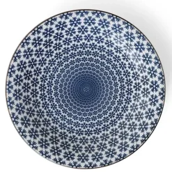 MIYA Company Blue & White Snow 11" Plate Online