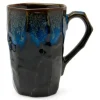 MIYA Company Boulder Tall Mug - Black & Blue Discount