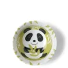 MIYA Company Bowl Green Bamboo + Panda 5" New