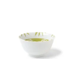 MIYA Company Bowl Green Bamboo + Panda 5" New