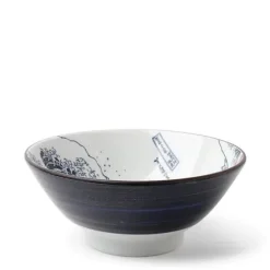 MIYA Company Bowl The Great Wave 8-1/4" Clearance
