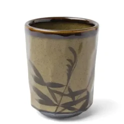 MIYA Company Brown Sasa 8 Oz. Teacup Best