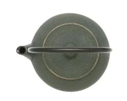 MIYA Company Cast Iron Green/Bronze Hobnail Teapot 0.65L