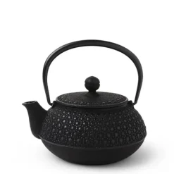MIYA Company Cast Iron Teapot Black Honeycomb 0.65L Hot