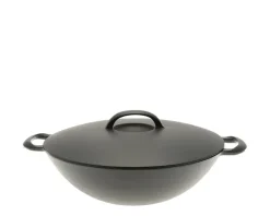 MIYA Company Cast Iron Wok 12-1/2" New