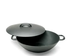 MIYA Company Cast Iron Wok 12-1/2" New