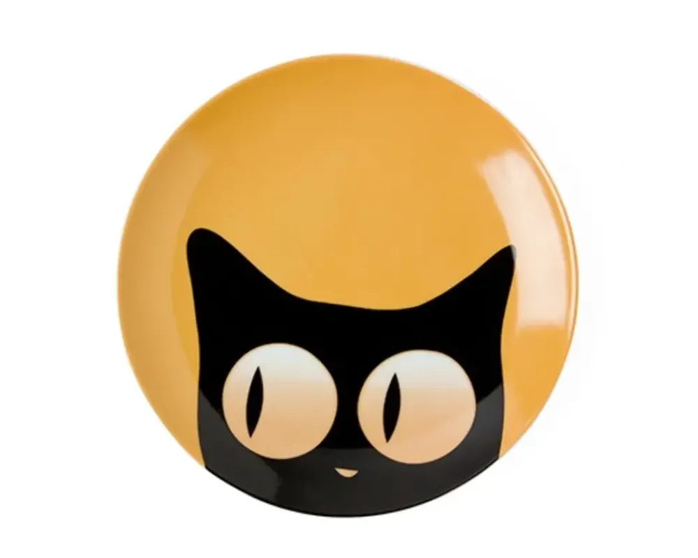 MIYA Company Cat Eyes 6.5" Dessert Plate Set Discount