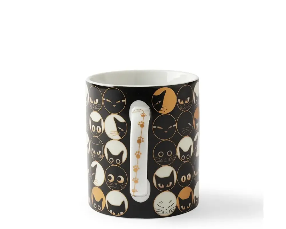 MIYA Company Cat Eyes 8 Oz. Mug - Black Online