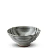 MIYA Company Celadon Stripes 5.5" Rice Bowl Clearance