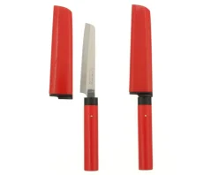 MIYA Company Cheese Knife Red With Sheath New