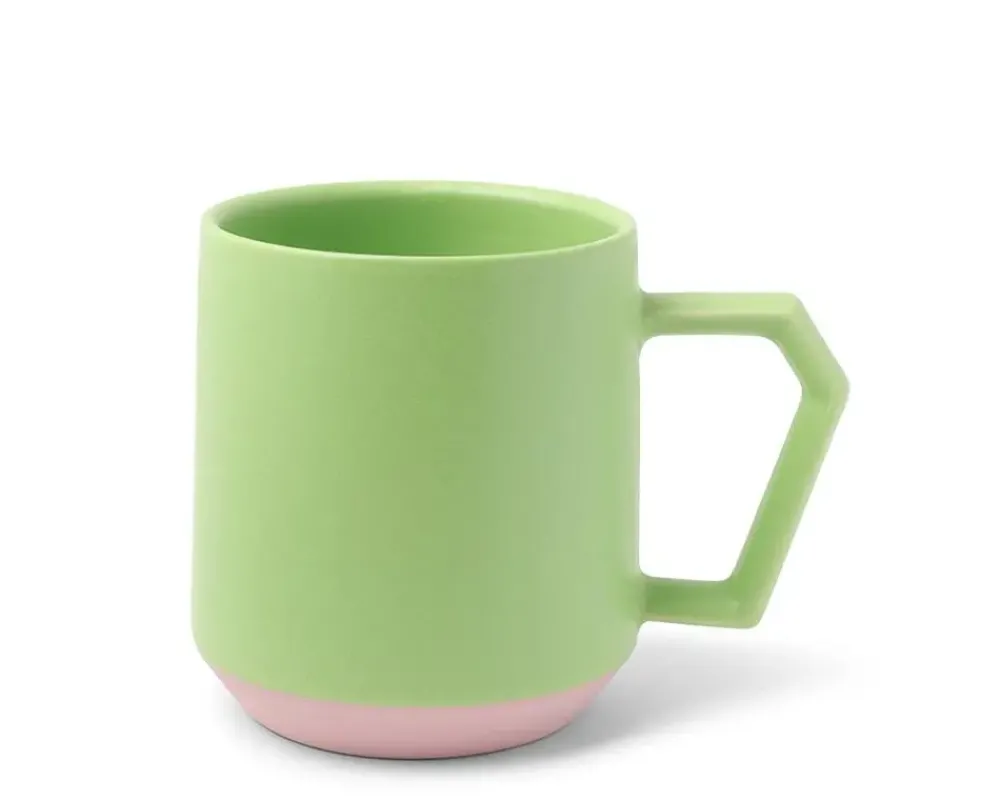 MIYA Company Chips 12 Oz. Mug Pastel Green