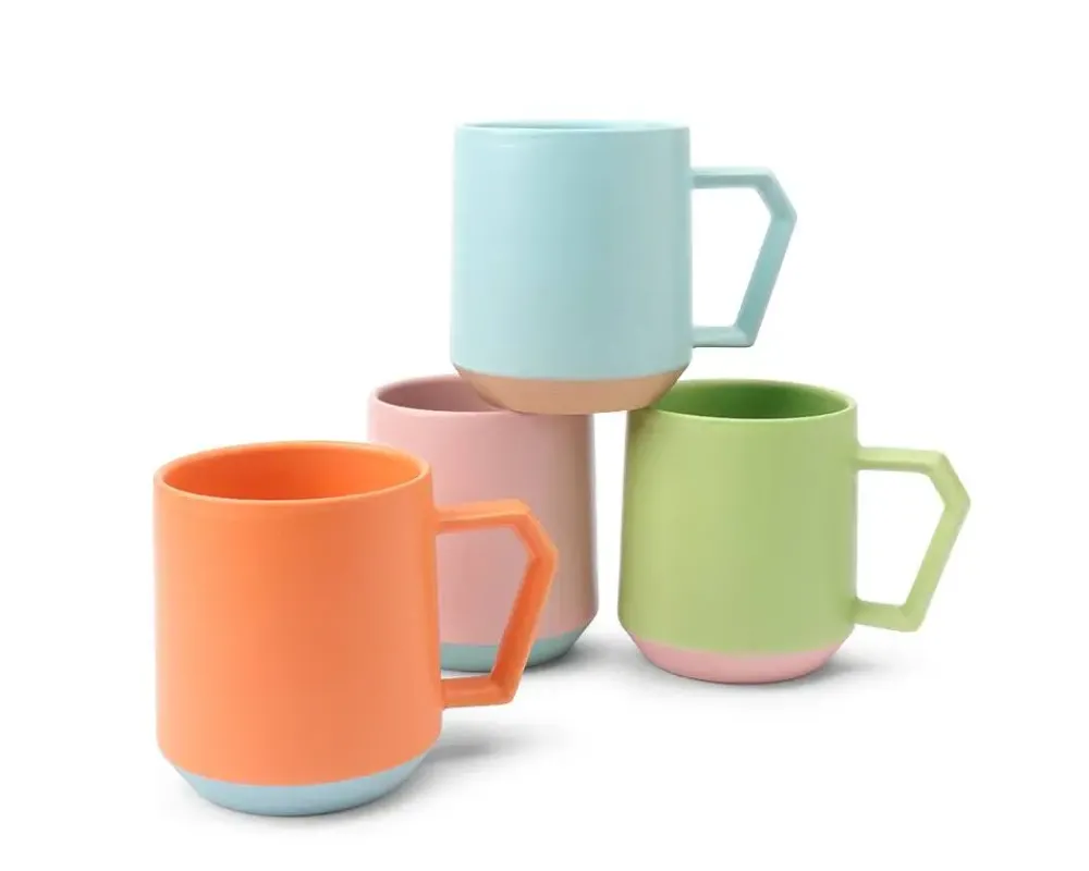 MIYA Company Chips 12 Oz. Mug Pastel Green