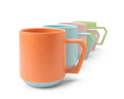 MIYA Company Chips 12 Oz. Mug Pastel Orange Sale