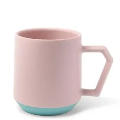 MIYA Company Chips 12 Oz. Mug Pastel Pink Discount