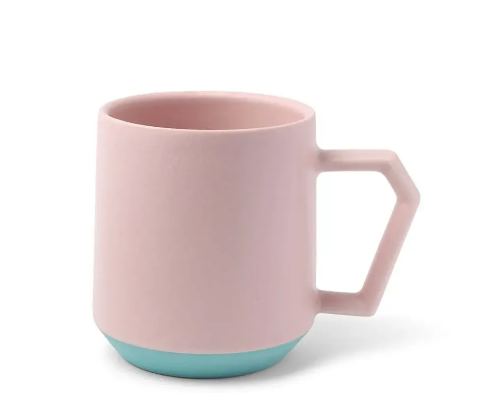 MIYA Company Chips 12 Oz. Mug Pastel Pink Discount