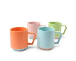 MIYA Company Chips 12 Oz. Mug Pastel Pink Discount