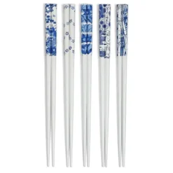 MIYA Company Chopsticks Blue & White Assorted