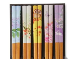 MIYA Company Chopsticks Set Bamboo Garden Seasons Discount