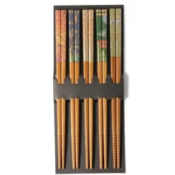 MIYA Company Chopsticks Set Bamboo Scenery Discount