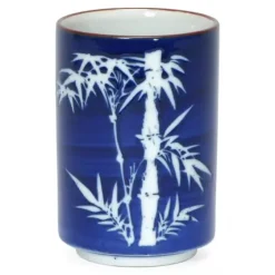 MIYA Company Cobalt Blue Sasa 8 Oz. Teacup Clearance