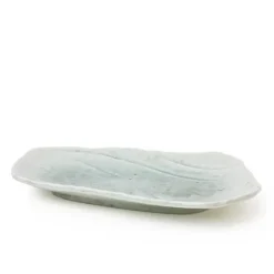 MIYA Company Coral Blue Rectangular Plate Outlet